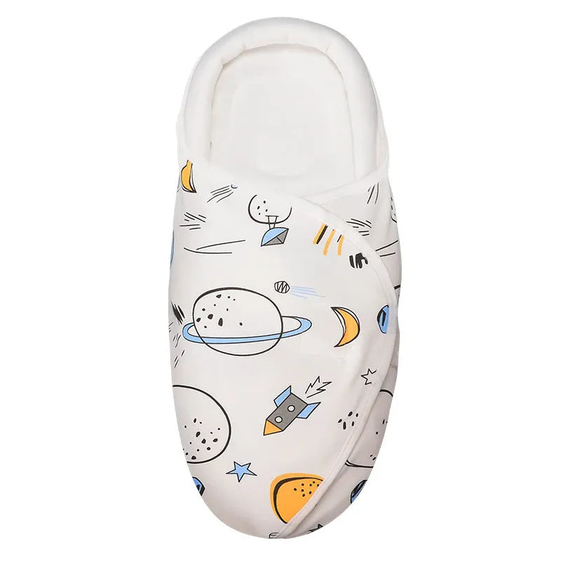 Cotton anti-startle baby swaddle blanket measuring 30 by 60 centimetres