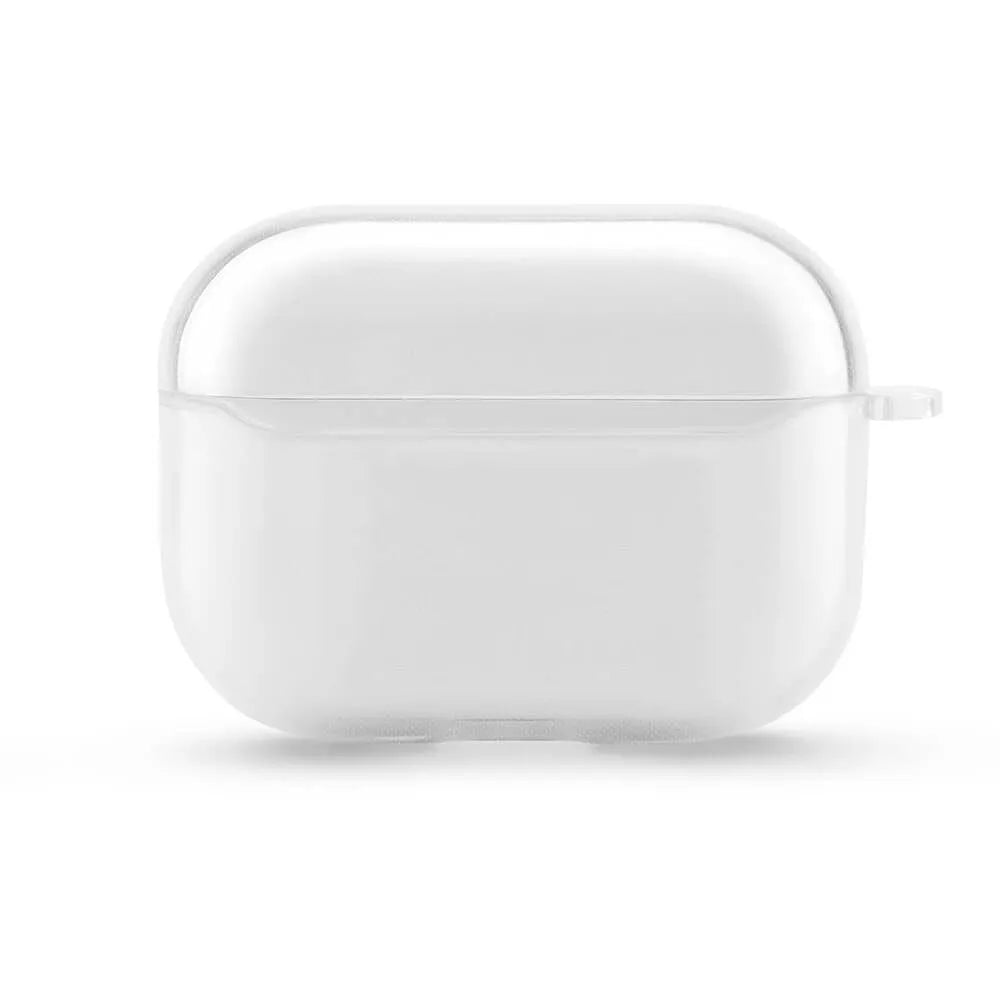 Transparent silicone protective case for AirPods Pro 2nd generation wireless charging earphones