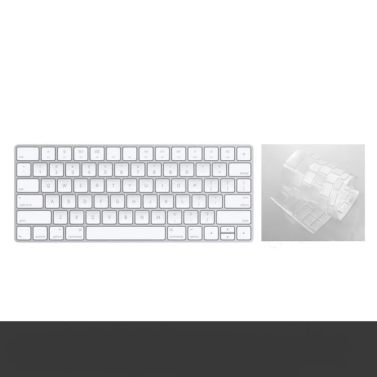 White Apple G6 Bluetooth wireless keyboard with ultra-thin metal construction