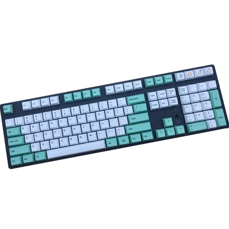 Japanese Russian Korean language PBT heat sublimation keycaps for mechanical keyboards