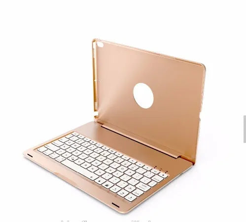 Aluminium alloy Bluetooth keyboard case for iPad Pro 10.5 with backlit keys in black colour