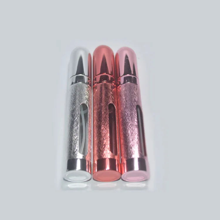 12ml aluminium and glass portable perfume atomiser in seven colour options.