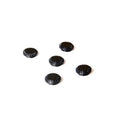 Black plastic camera shutter button with 1cm diameter for mechanical shutter replacement