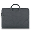 Ant cloth laptop sleeve for MacBook in grey, with soft handle and padded interior