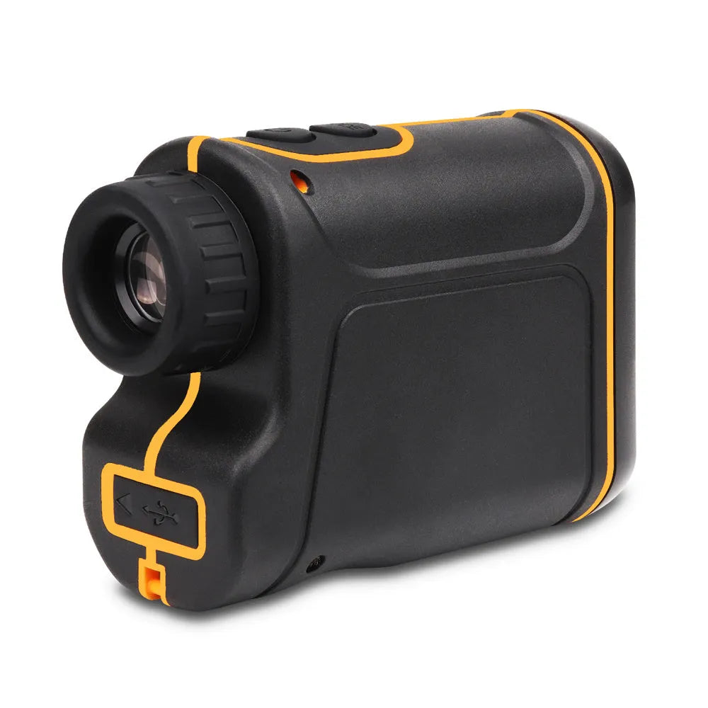 Handheld outdoor golf laser rangefinder measuring distance up to 1500 metres