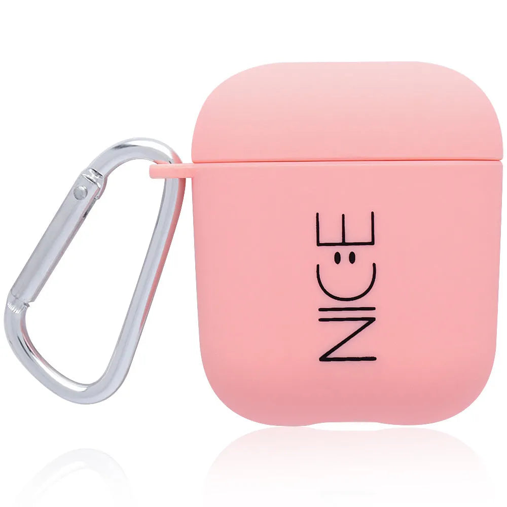 AirPods case cover in PC plastic with decorative styles compatible with iPhone wireless headsets