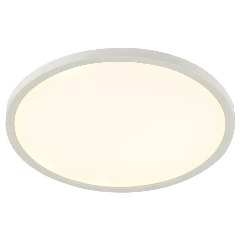 24W round LED ceiling light with RGB backlight remote control white frame flush mount 29cm diameter