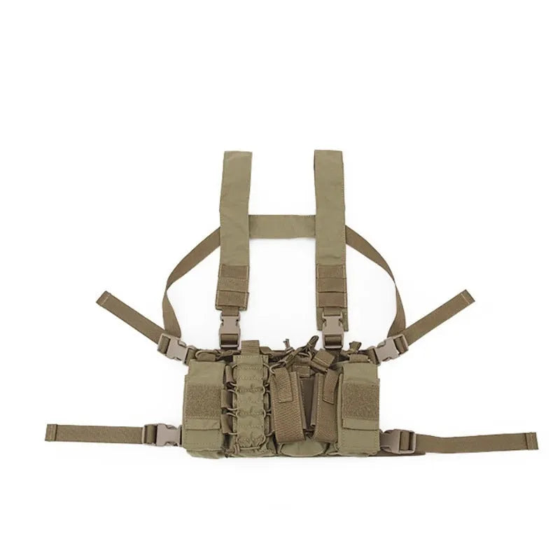 Multifunctional Equipment D3 tactical vest in camouflage pattern polyester fabric