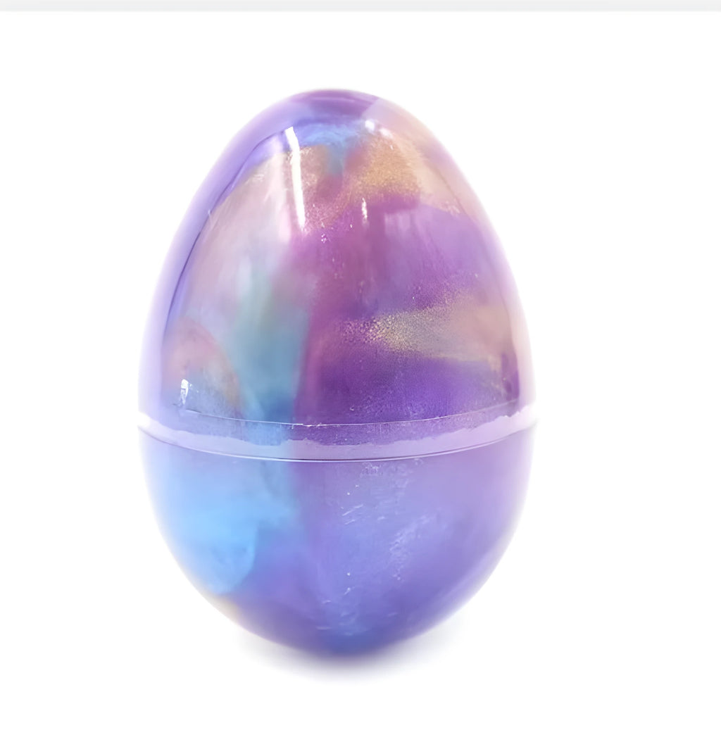 Crystal soft slime ball in blue and green colours made of resin, 50g weight