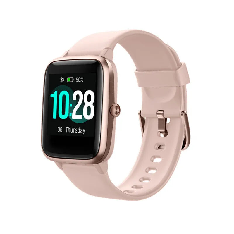 205L heart rate waterproof bracelet in black with touch controls and health monitoring features