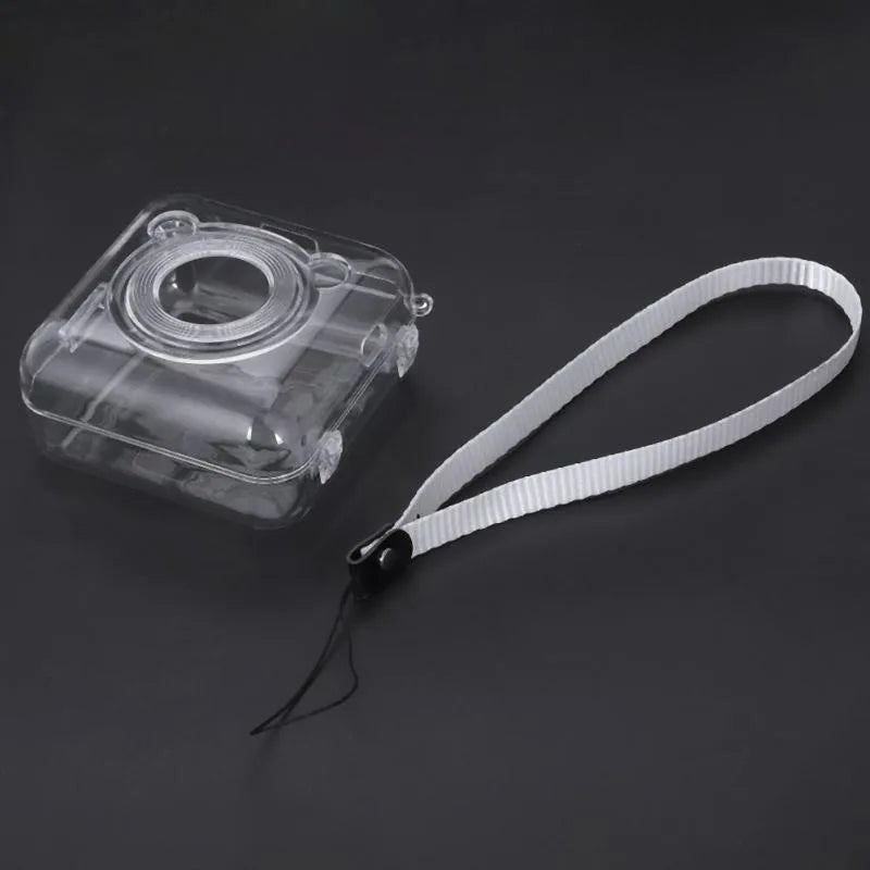 Crystal protective case for Eric Bear A6 thermal printer showing pure colour PC shell