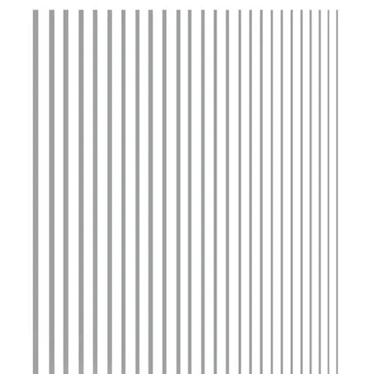 Nail art fluorescent line adhesive sticker sheet 8.5x13cm with multiple line decals in black and gold