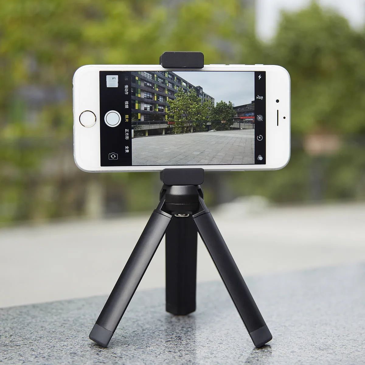 Aluminium alloy handheld bracket accessory for mounting Apple iPhone to table top tripod