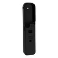 Silicone protective sleeve for PTZ camera body in black, red, or orange colour options