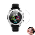 Three transparent matte screen protector films for Ticwatch2 smart watch on a backing card.