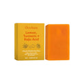 Private Skin Brightening Soap bar 100g with natural ingredients on white background