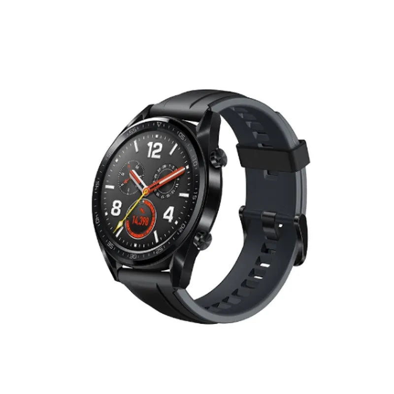 Three transparent matte screen protector films for Ticwatch2 smart watch on a backing card.