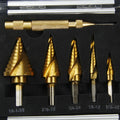 Gold-colour aluminium sliding-lid storage box with steel plate mechanism, shown closed.