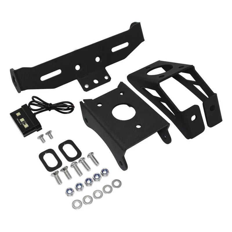 Black aluminium alloy Honda motorcycle short tail license plate bracket