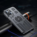 Breathable magnetic suction TPU gaming phone case for Apple 13 Pro Max in cool black