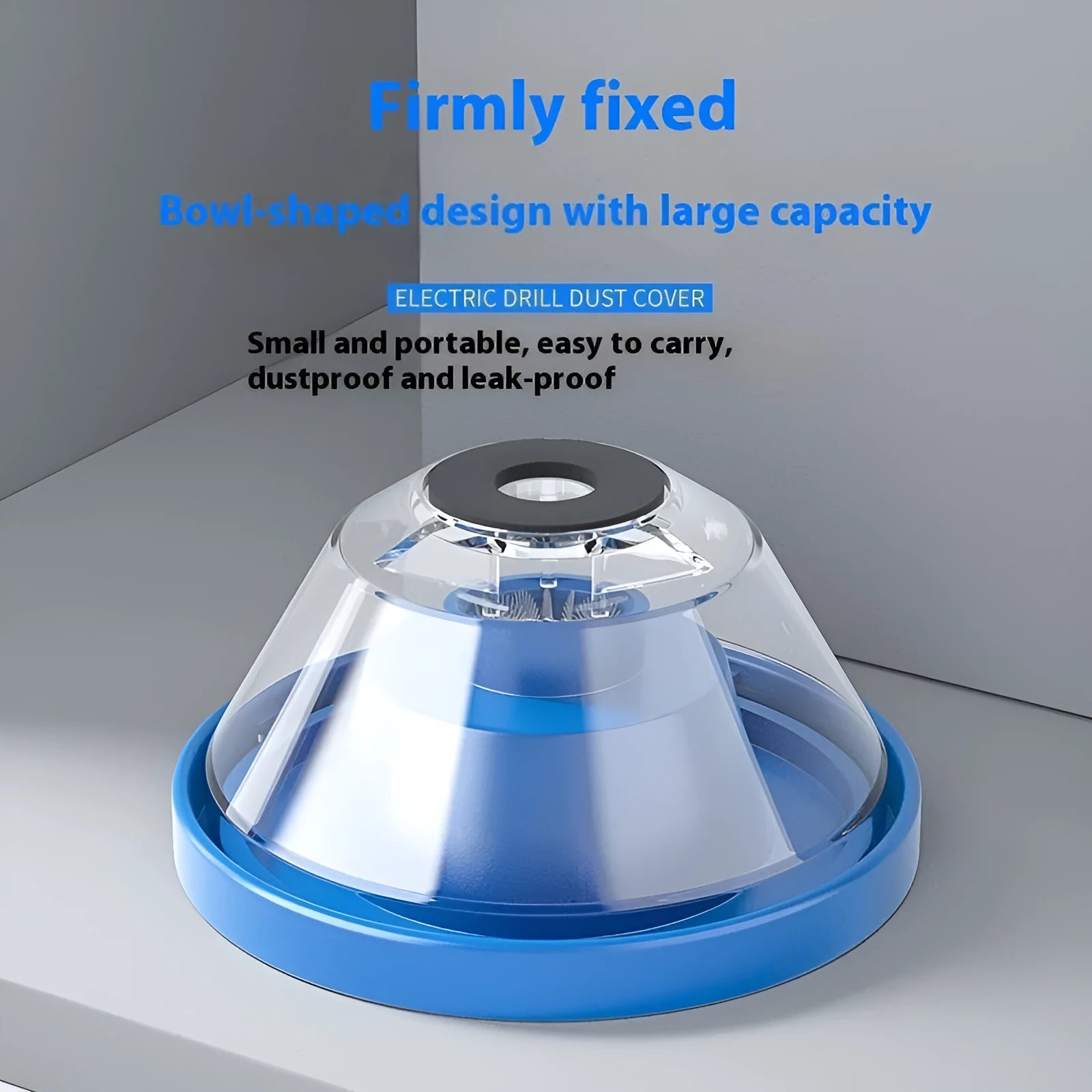 Blue plastic dust cover for electric hammer impact drill dustproof accessory