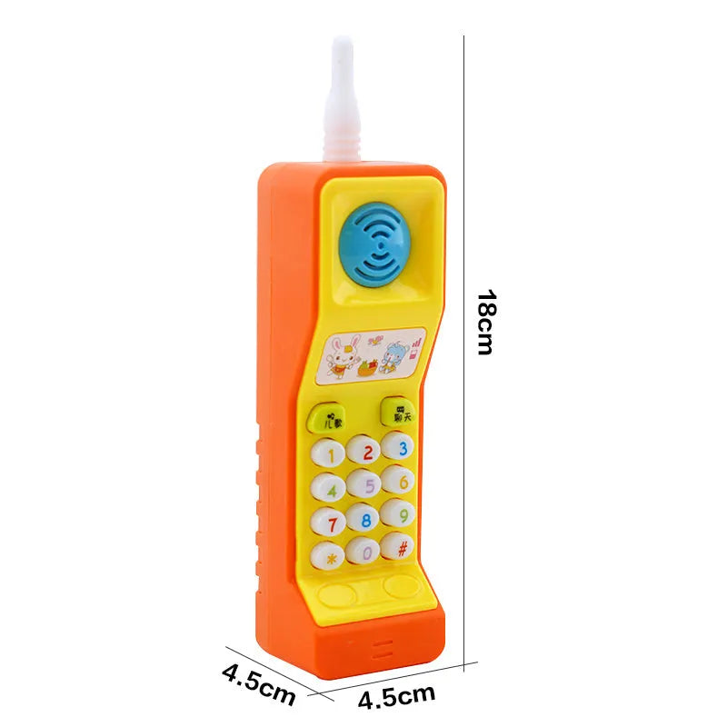 Children's battery-powered cartoon animal toy with sound and light features for age 3.