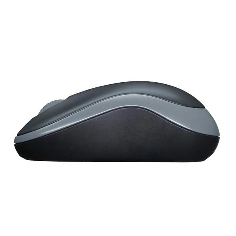 Compact wireless mouse in blue with 1200dpi optical sensor and USB receiver for desktop and notebook use