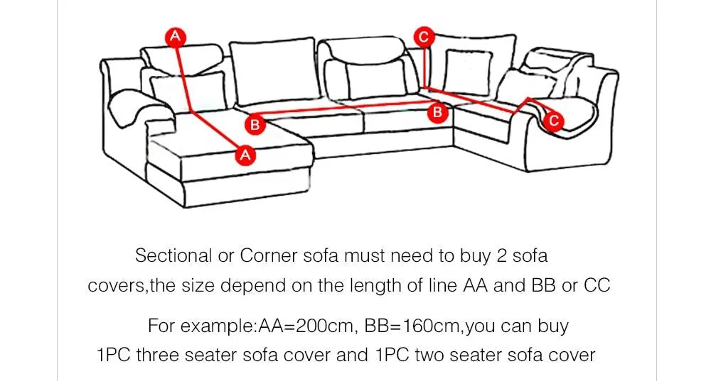 Elastic non-slip sofa cover in a colourful pattern, single seater size 90-140 cm, high-density fabric