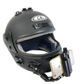 Black ABS stainless steel camera bracket for motorcycle helmet mobile phone holder