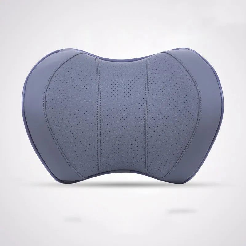 Car headrest with space memory cotton filling and fabric cover in a choice of colours
