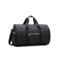 Medium cylinder-shaped travel holdall in oxford cloth, shown in one of four colour options.