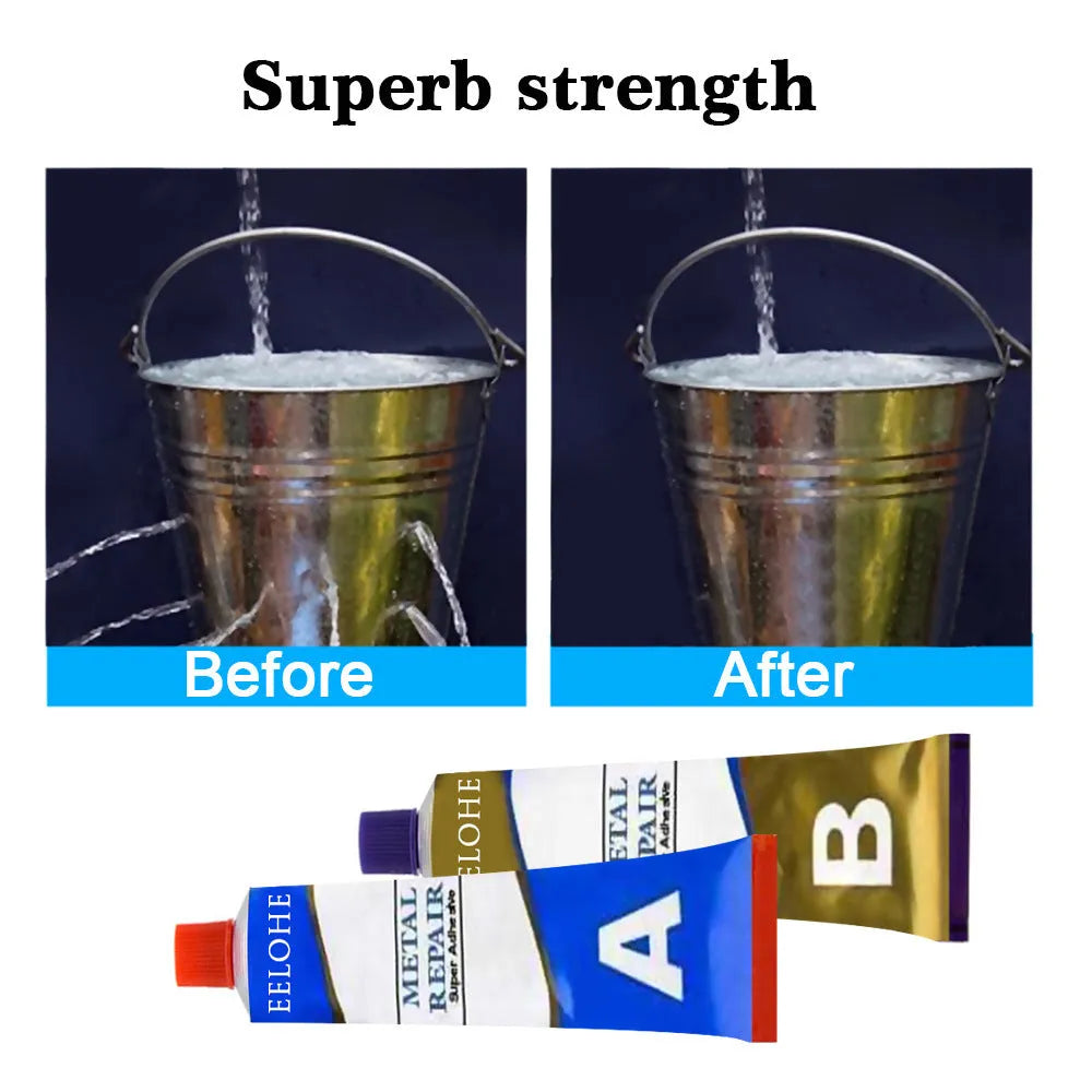 Quick-drying waterproof welding AB adhesive glue set for iron metal plastic ceramic repair in 20g 50g 100g sizes