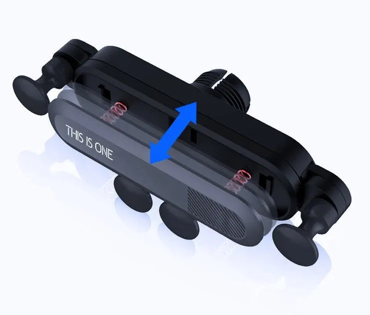 Universal car phone holder with adjustable air vent clip mount in multiple colour options