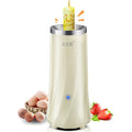 Beige white and green multifunctional mini breakfast machine with automatic features