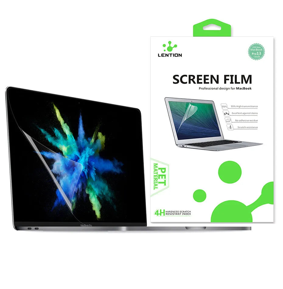 Matte screen protector film for 13-inch MacBook Pro with installation tools