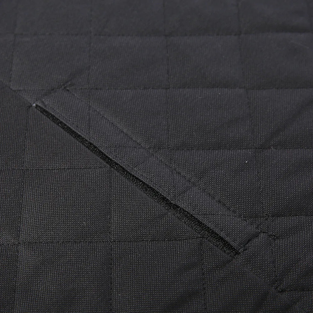 Dog car seat cover with mesh view window, 600D Oxford waterproof hammock protector on rear back seat