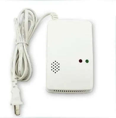 Domestic gas leak alarm wall-mounted for kitchen or hotel use, 110-220V AC, EU or US model