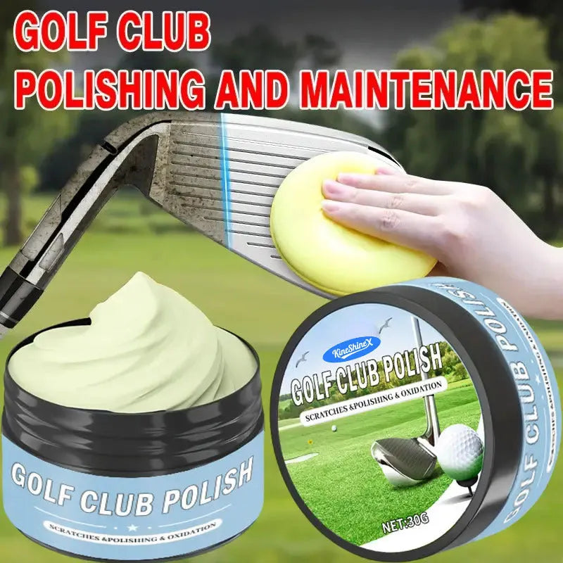 Golf club polishing wax 30g sponge and 50g sponge with fast smear formula for easy application