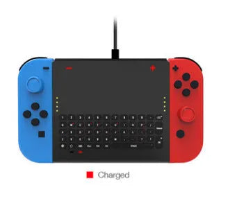 Nintendo Switch black felt pouch with game card slots and accessory storage compartments