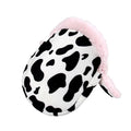 White small pet cold shelter made of soft short plush with 25x22cm base