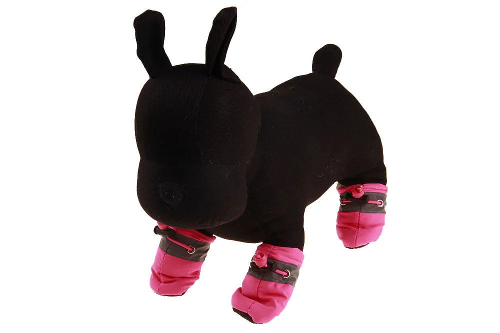 Dog shoes with anti-slip sole, black colour, size 1-7 for small to medium dogs paw protection