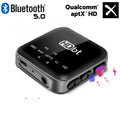 B20mini Bluetooth 5.0 audio adapter transceiver for converting wired headphones to wireless.