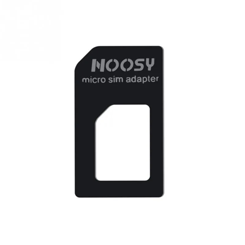 Three-piece SIM card kit with removal tool and adapter frames in black and white colour options