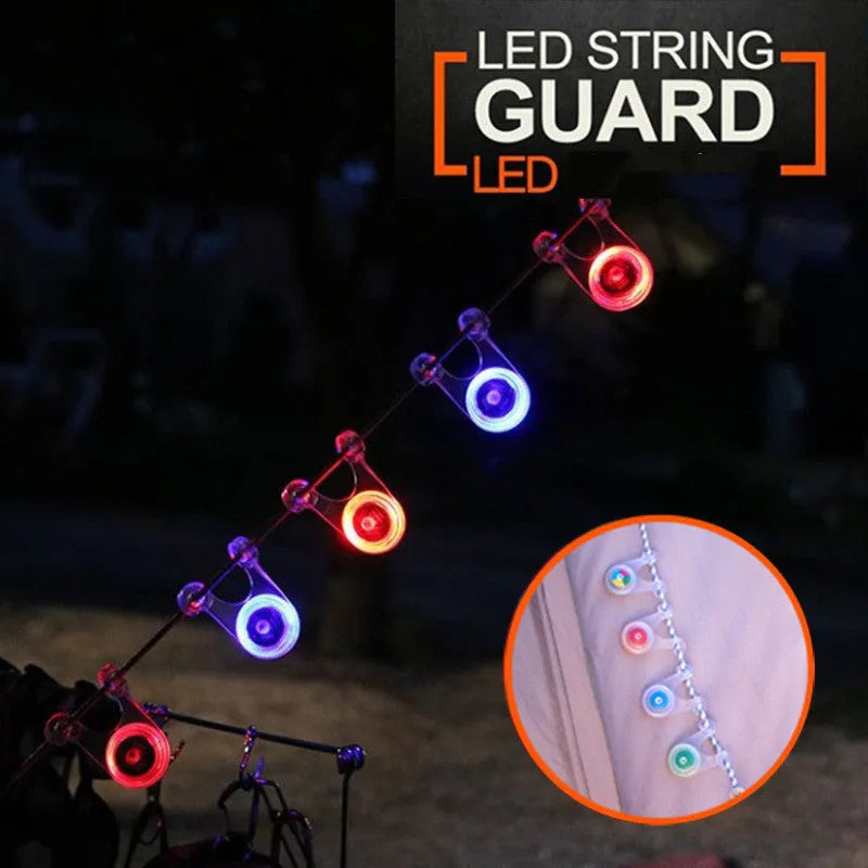 Camping hanging lamp LED mini light with hanging loop for tent rope use