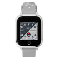 M6 smartwatch with 1.3-inch screen and silicone sport strap in black, shown next to its TWS headset for Bluetooth calls.