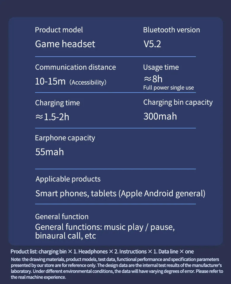 Black N35 wireless in-ear gaming Bluetooth headset with private mould design.