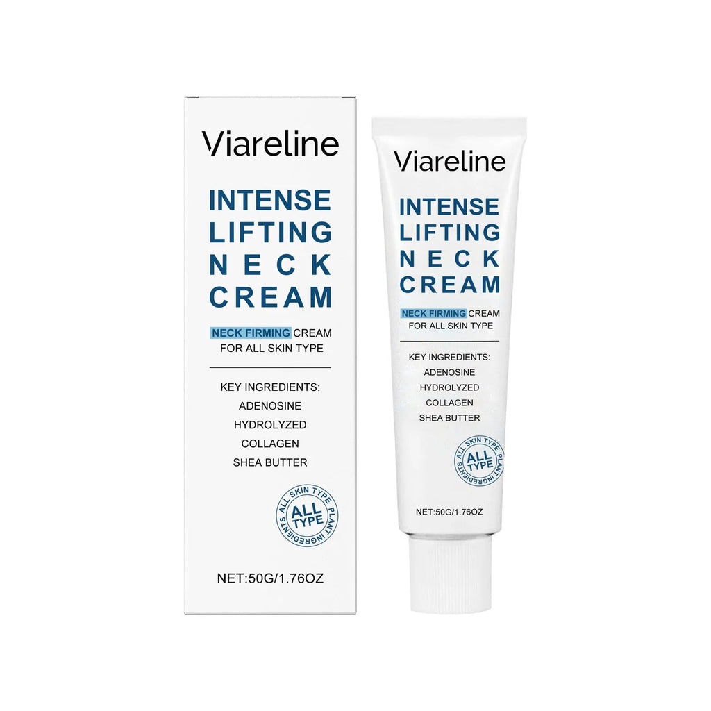 50g tightening neck cream container with hydrolysed collagen and shea butter for neck firming and hydration