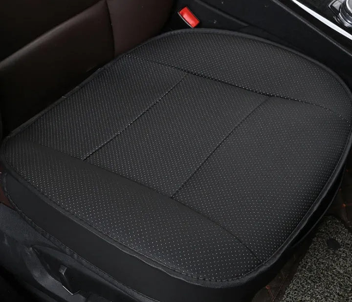 3D single seat car cushion in PU leather with bamboo charcoal – universal fit, five colours