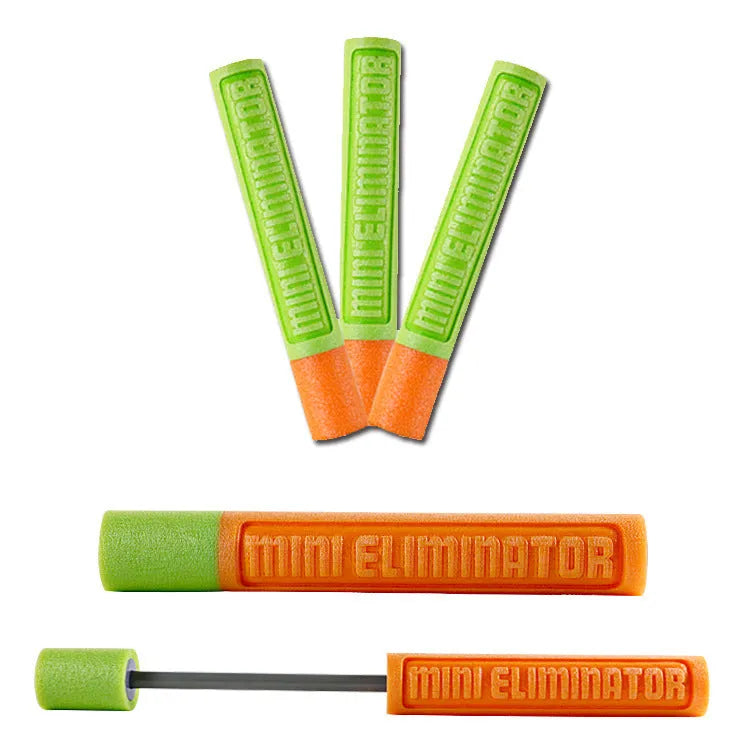 Orange EVA foam water blaster pistol with foam handle for summer outdoor play
