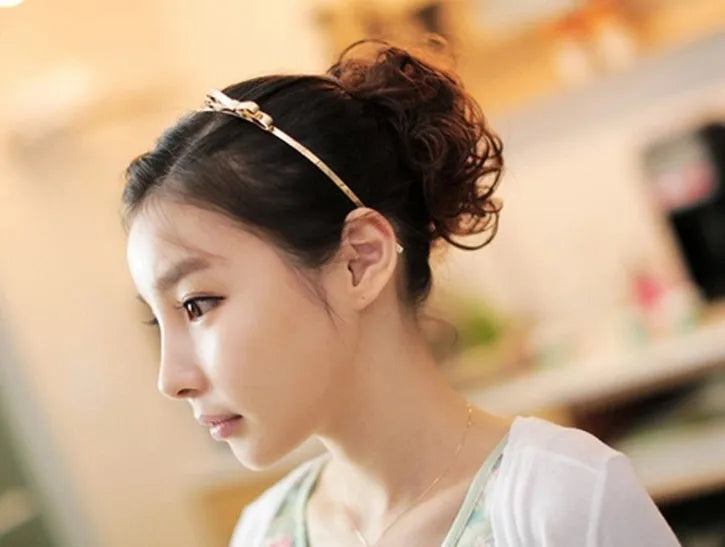 Fluffy drawstring curly hair bun ring set in 1B style with chemical fibre construction, popular in Europe Japan South Korea for women